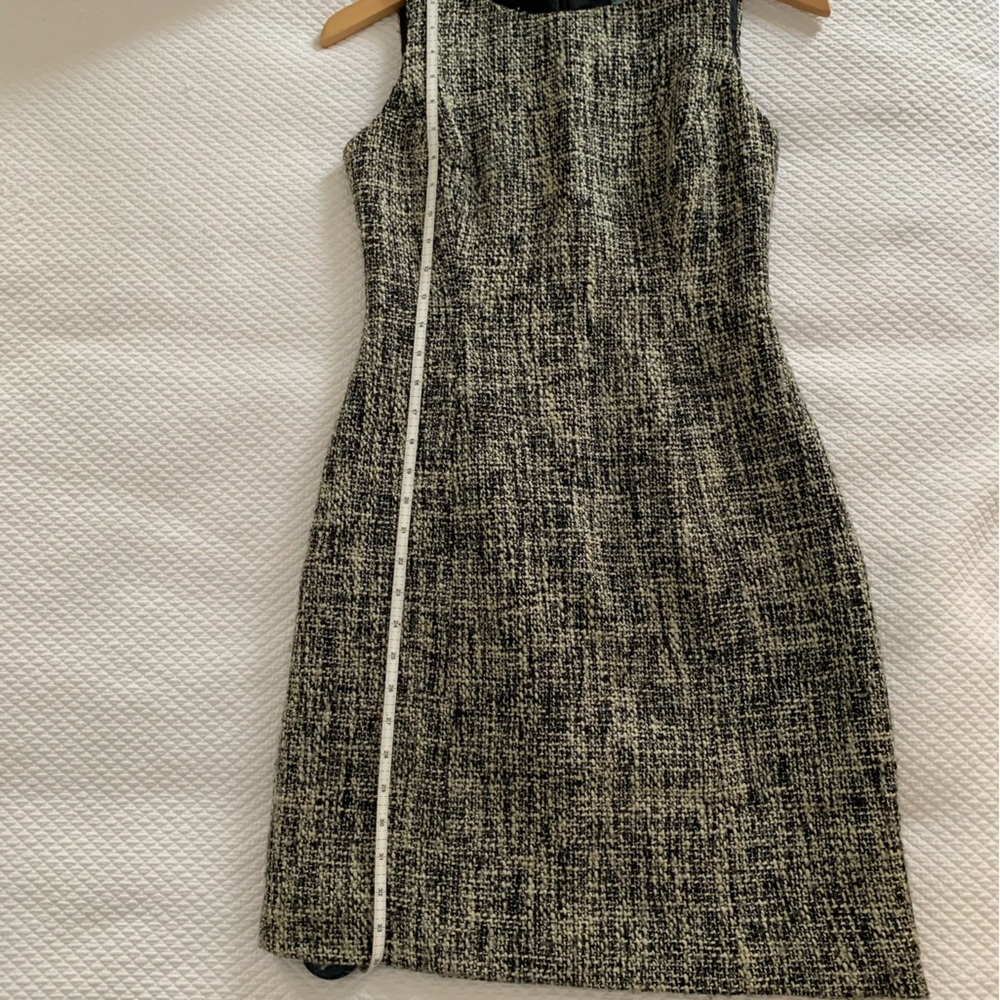 Ladies fitted herringbone dress
